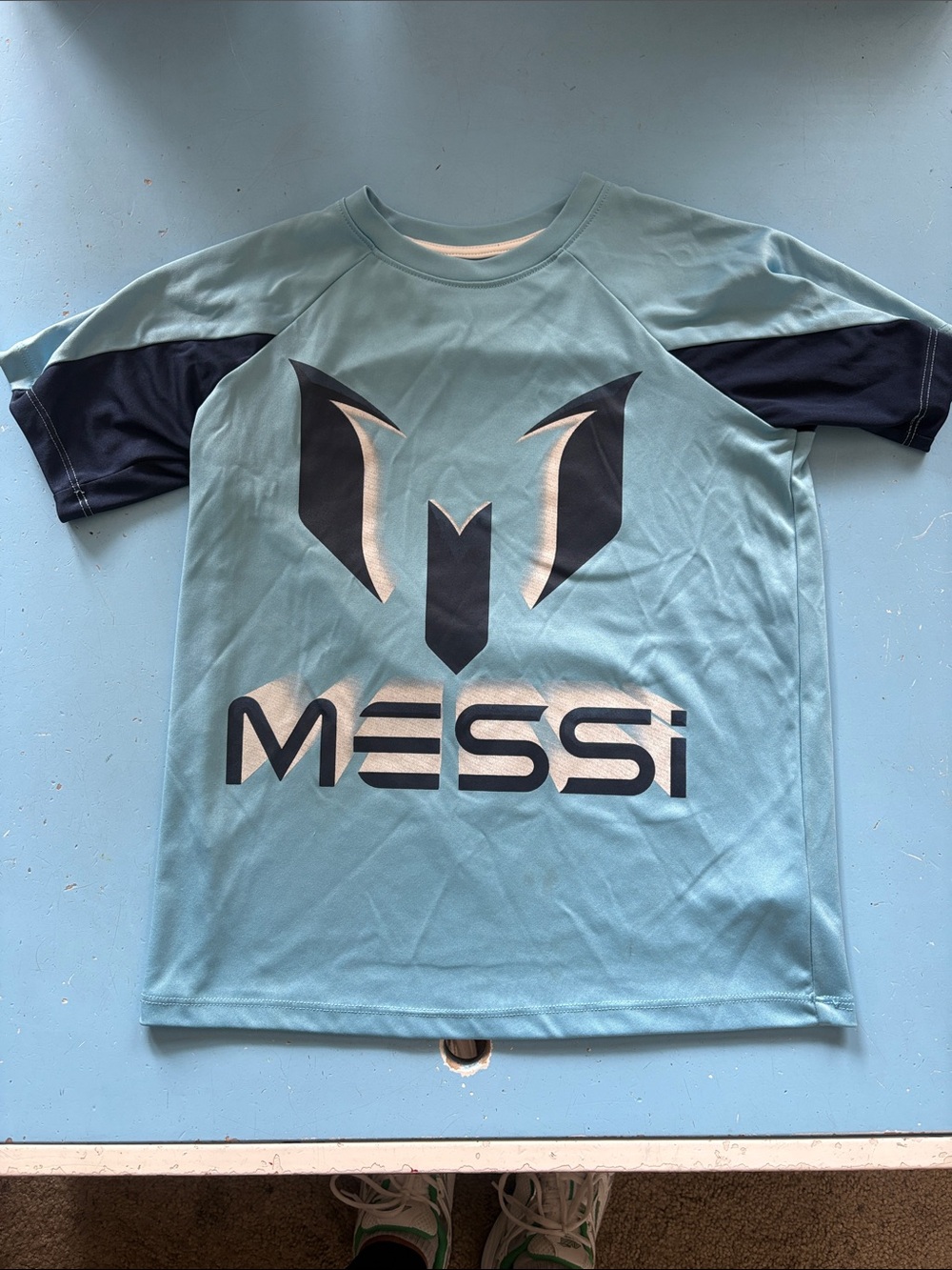 Kids' Light Blue Messi Soccer Jersey Tee